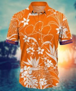 Clemson Tigers NCAA Flower Hawaii Shirt For Fans Ver 29
