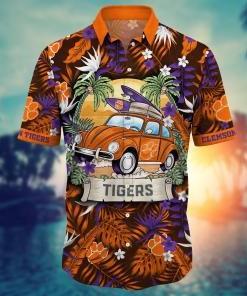 Clemson Tigers NCAA Flower Hawaii Shirt For Fans Ver 33