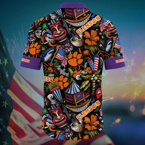 Clemson Tigers NCAA Flower Hawaii Shirt For Fans Ver 4