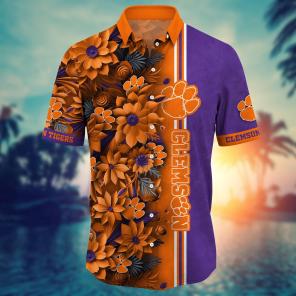 Clemson Tigers NCAA Flower Hawaii Shirt For Fans Ver 5