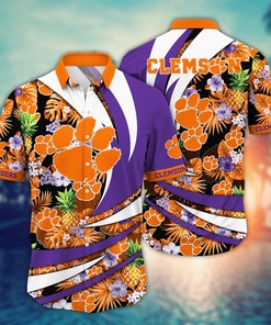 Clemson Tigers NCAA Flower Hawaii Shirt For Fans Ver 6