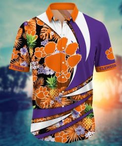 Clemson Tigers NCAA Flower Hawaii Shirt For Fans Ver 6