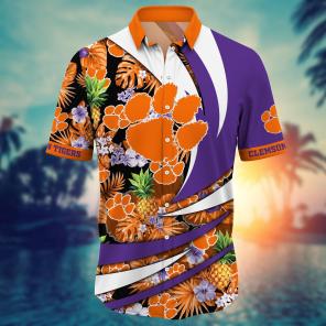 Clemson Tigers NCAA Flower Hawaii Shirt For Fans Ver 6