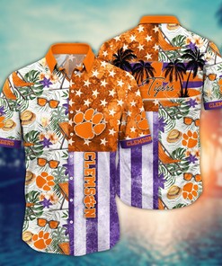 Clemson Tigers NCAA Flower Hawaii Shirt For Fans Ver 7