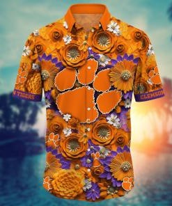 Clemson Tigers NCAA Hawaiian Shirt for This Summer Customize Shirt Any Team