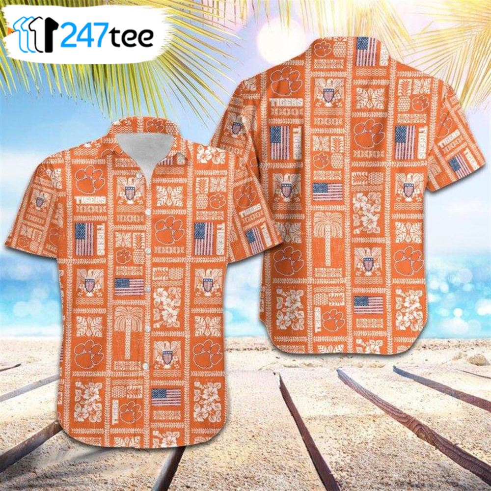 Clemson Tigers Summer Commemorative Hawaiian Shirt - Great for Any Event