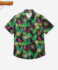 Colorado Buffaloes Hawaiian Shirt with Tropical Floral Design - Perfect for Summer Fun