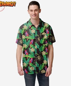Colorado Buffaloes Hawaiian Shirt with Tropical Floral Design - Perfect for Summer Fun