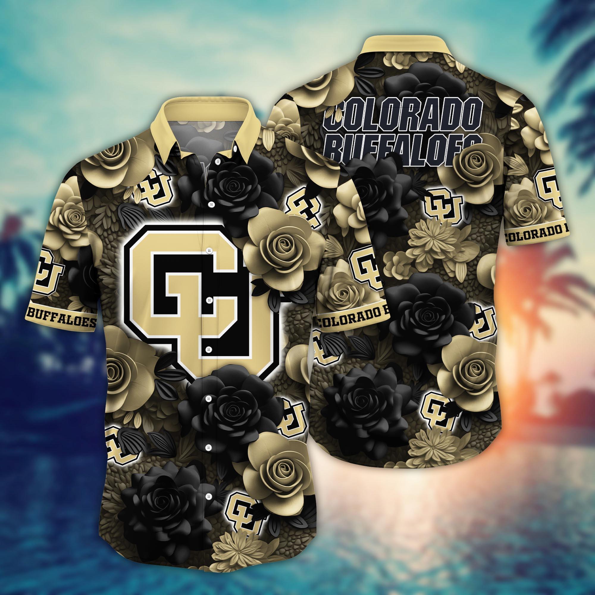 Colorado Buffaloes NCAA Flower Hawaii Shirt For Fans Ver 3