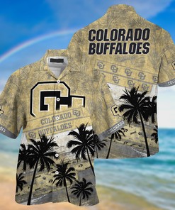 Colorado Buffaloes NCAA Palm Tree Pattern Hawaii Shirt For Sports Fans