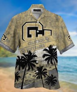 Colorado Buffaloes NCAA Palm Tree Pattern Hawaii Shirt For Sports Fans