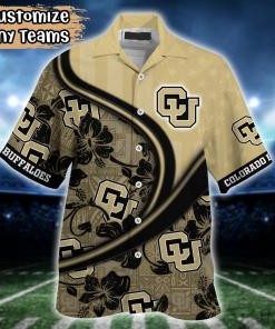 Colorado Buffaloes NCAA US Flag Flower Hawaii Shirt For Fans