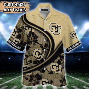 Colorado Buffaloes NCAA US Flag Flower Hawaii Shirt For Fans