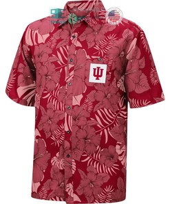 Colosseum The Dude Camp Crimson Hawaii Shirt - Ideal For Sports Fans