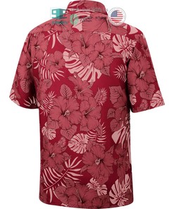 Colosseum The Dude Camp Crimson Hawaii Shirt - Ideal For Sports Fans