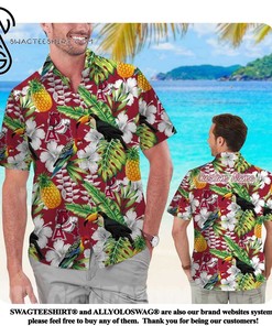 Columbia PFG Arkansas Razorbacks Super Slack Tide Hawaiian Golf Shirt - Size M NEW