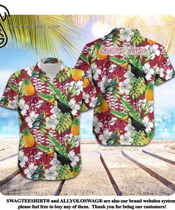 Columbia PFG Arkansas Razorbacks Super Slack Tide Hawaiian Golf Shirt - Size M NEW