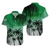 Cool NCAA North Texas Mean Green Coconut Tree Tropical Grunge Hawaiian Shirt for Fans