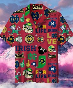 Cool Notre Dame Fighting Irish Hawaiian Shirt Gifts for Him