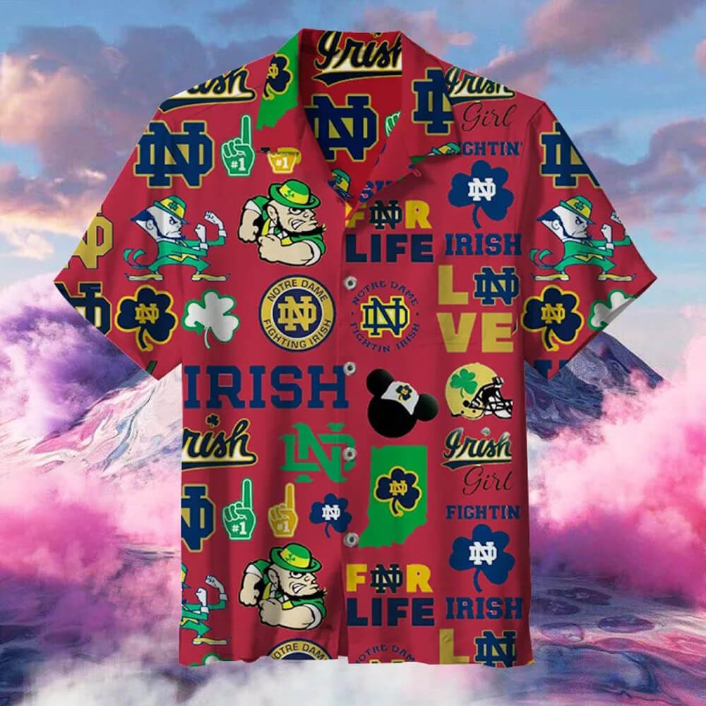 Cool Notre Dame Fighting Irish Hawaiian Shirt Gifts for Him