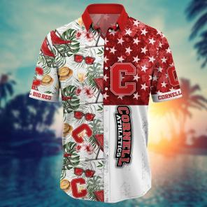 Cornell Big Red NCAA Flower Hawaii Shirt For Fans Ver 10