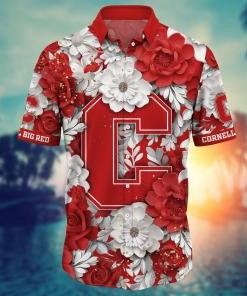 Cornell Big Red NCAA Flower Hawaii Shirt For Fans Ver 14