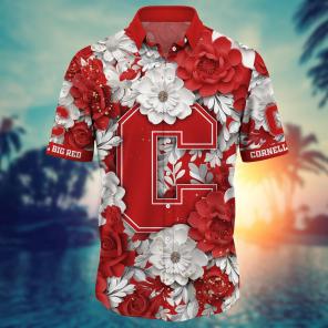 Cornell Big Red NCAA Flower Hawaii Shirt For Fans Ver 14