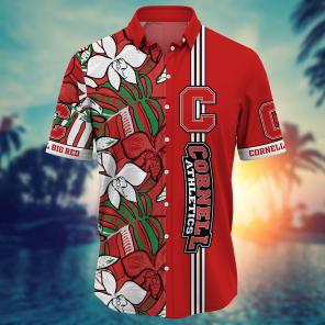 Cornell Big Red NCAA Flower Hawaii Shirt For Fans Ver 15
