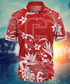 Cornell Big Red NCAA Flower Hawaii Shirt For Fans Ver 16