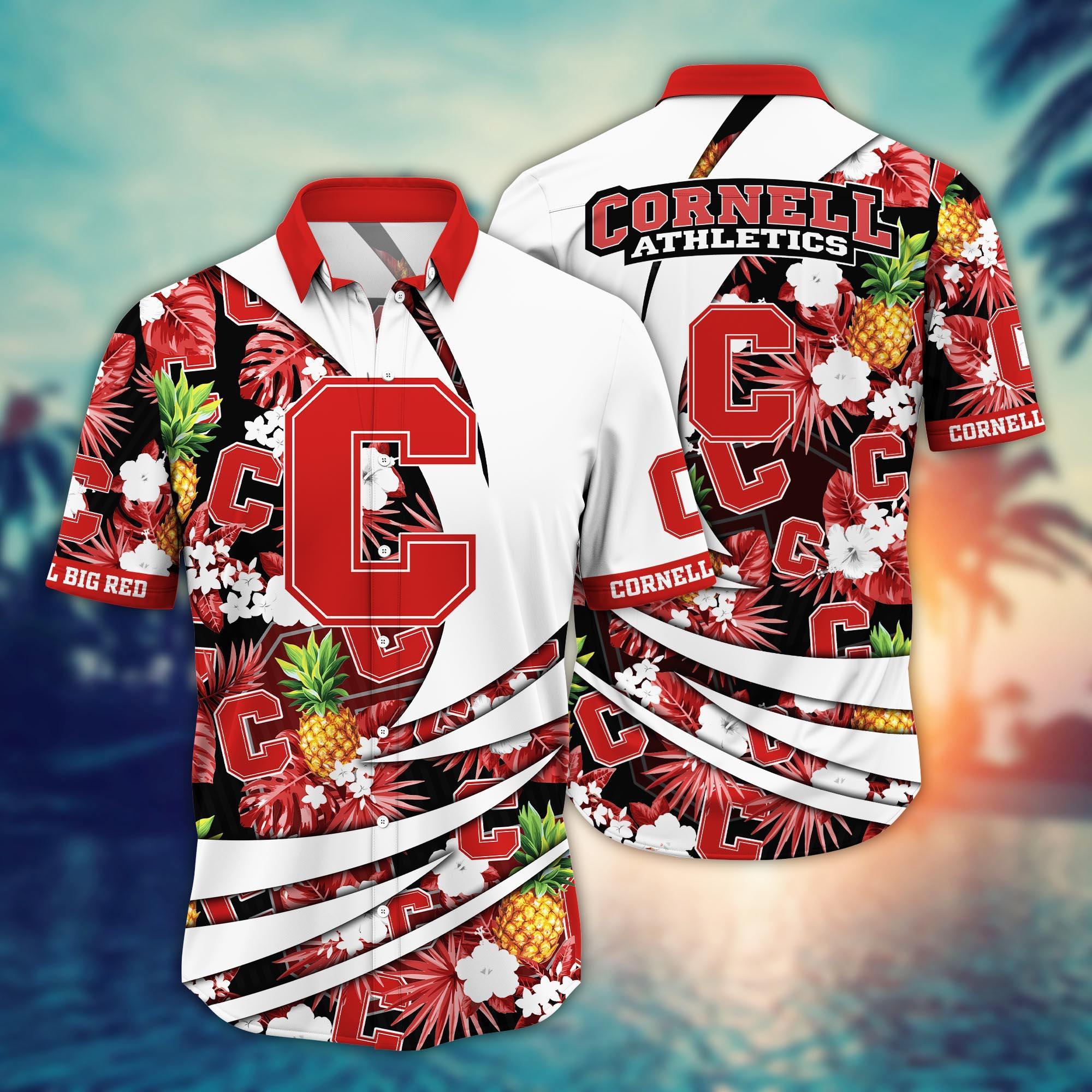 Cornell Big Red NCAA Flower Hawaii Shirt For Fans Ver 17