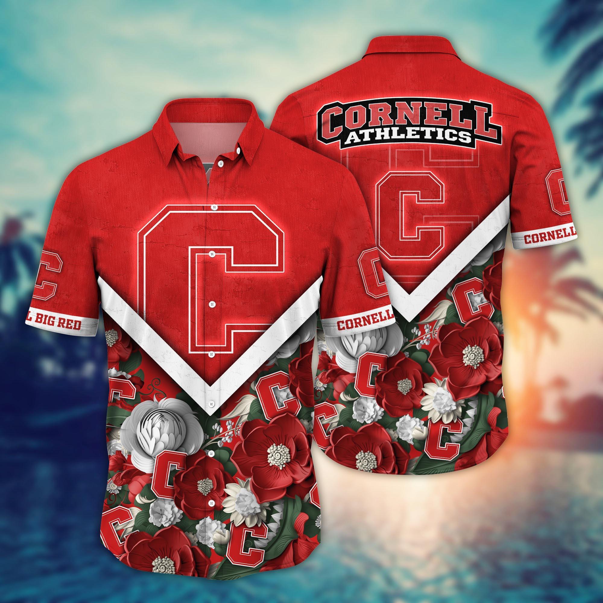 Cornell Big Red NCAA Flower Hawaii Shirt For Fans Ver 18