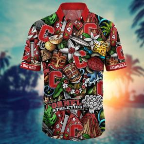 Cornell Big Red NCAA Flower Hawaii Shirt For Fans Ver 19