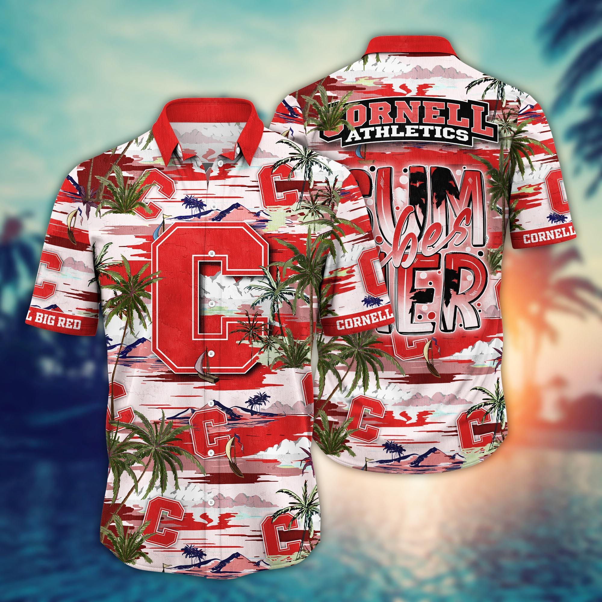 Cornell Big Red NCAA Flower Hawaii Shirt For Fans Ver 20