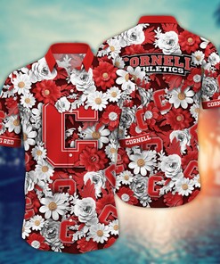 Cornell Big Red NCAA Flower Hawaii Shirt For Fans Ver 23