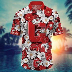 Cornell Big Red NCAA Flower Hawaii Shirt For Fans Ver 23