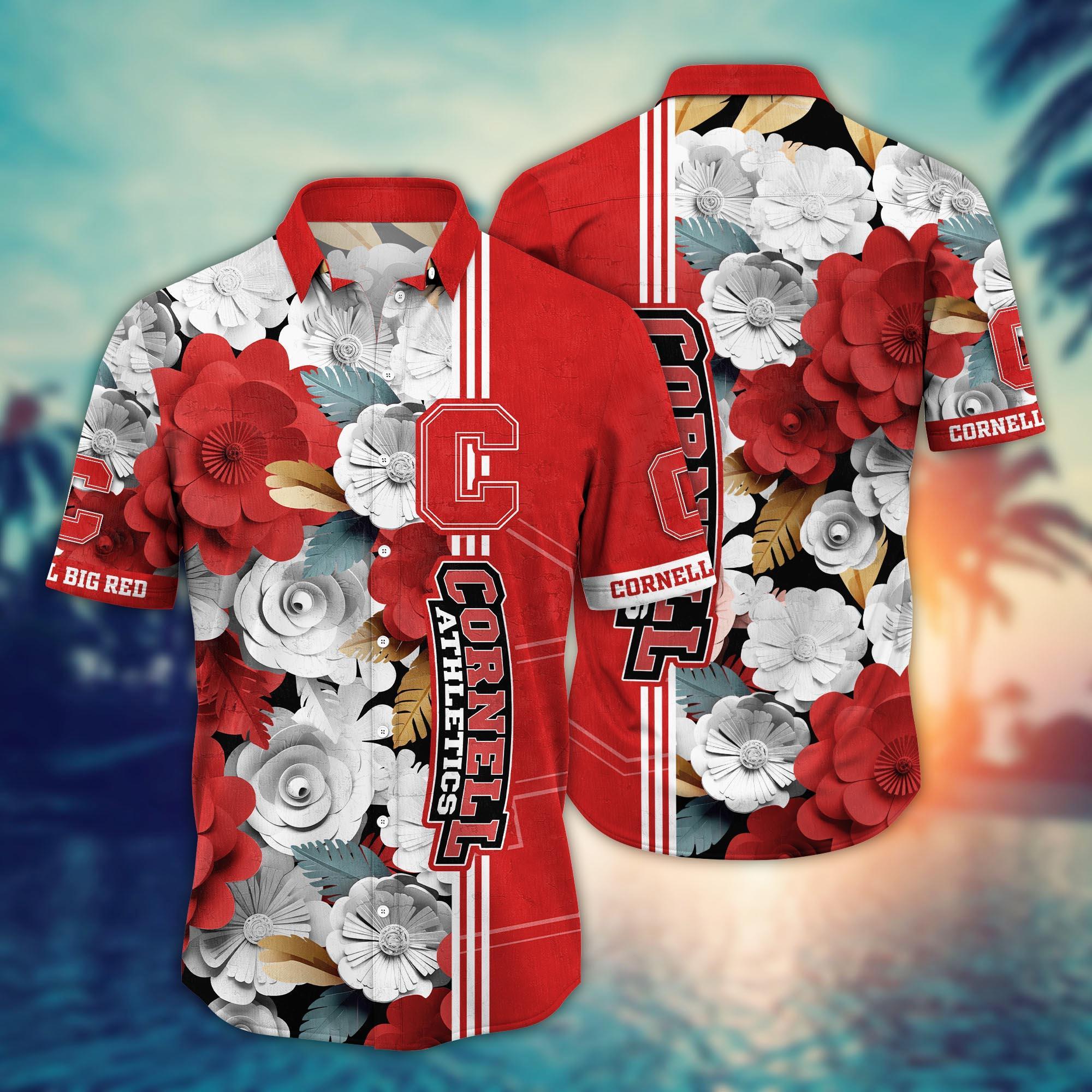 Cornell Big Red NCAA Flower Hawaii Shirt For Fans Ver 25