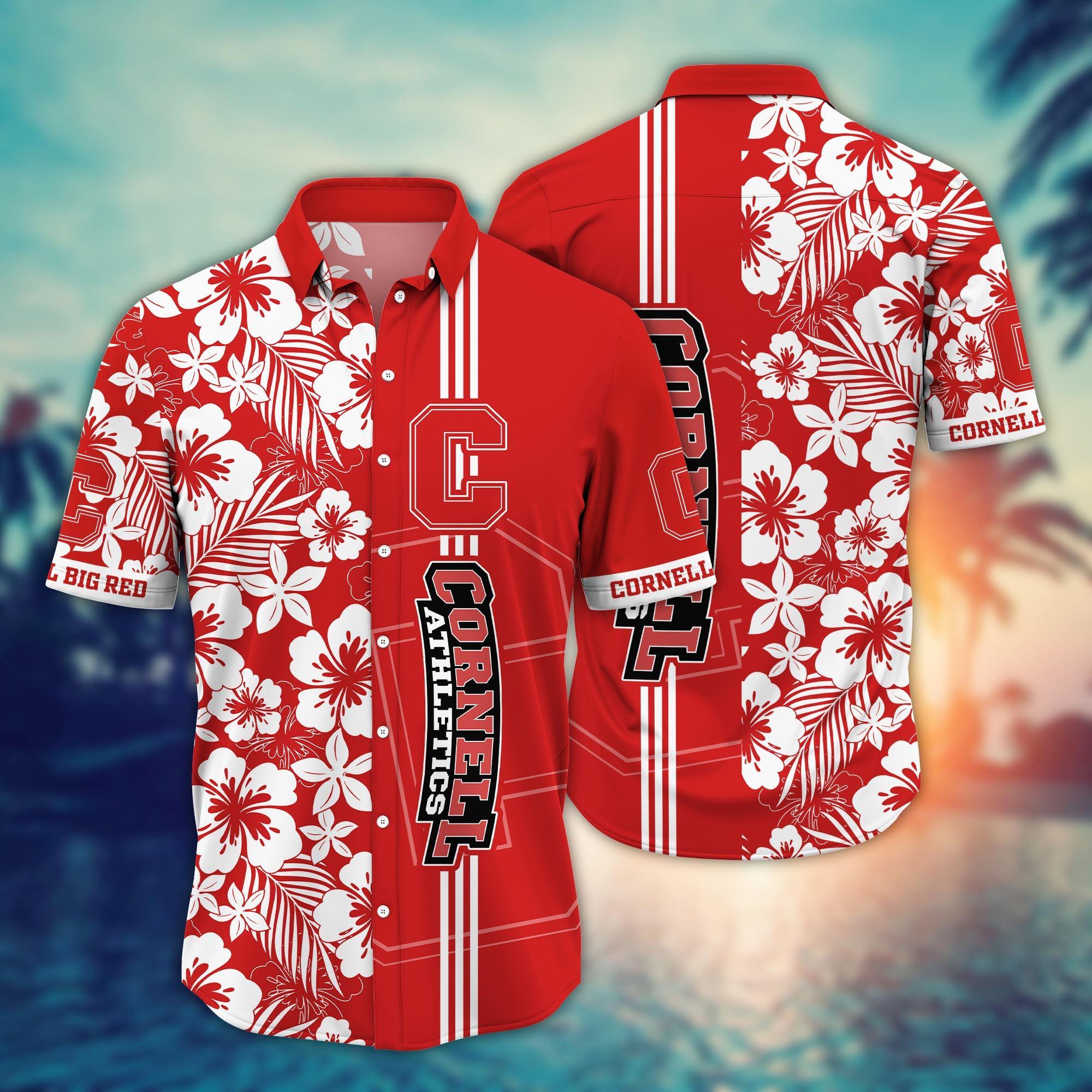 Cornell Big Red NCAA Flower Hawaii Shirt For Fans Ver 27