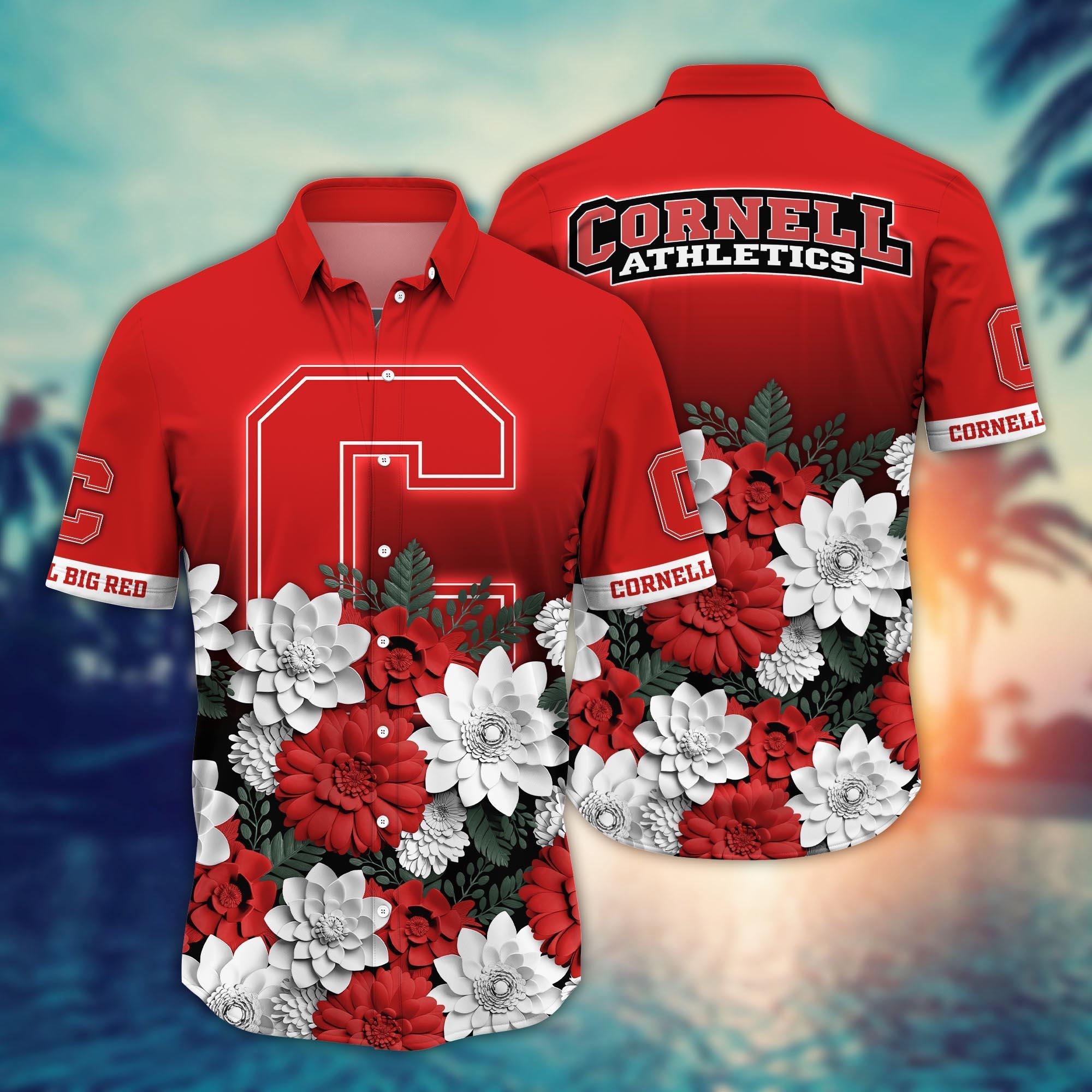 Cornell Big Red NCAA Flower Hawaii Shirt For Fans Ver 28