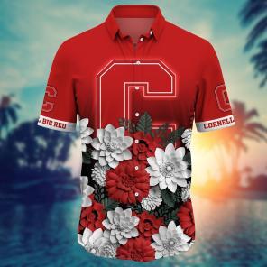 Cornell Big Red NCAA Flower Hawaii Shirt For Fans Ver 28
