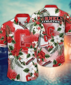 Cornell Big Red NCAA Flower Hawaii Shirt For Fans Ver 29