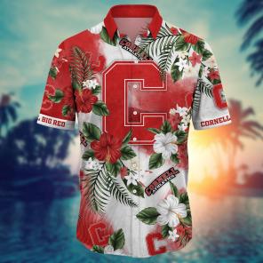 Cornell Big Red NCAA Flower Hawaii Shirt For Fans Ver 29