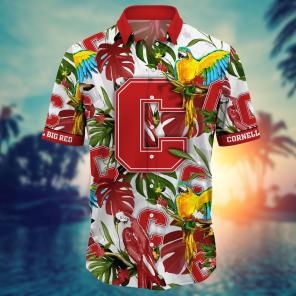 Cornell Big Red NCAA Flower Hawaii Shirt For Fans Ver 3