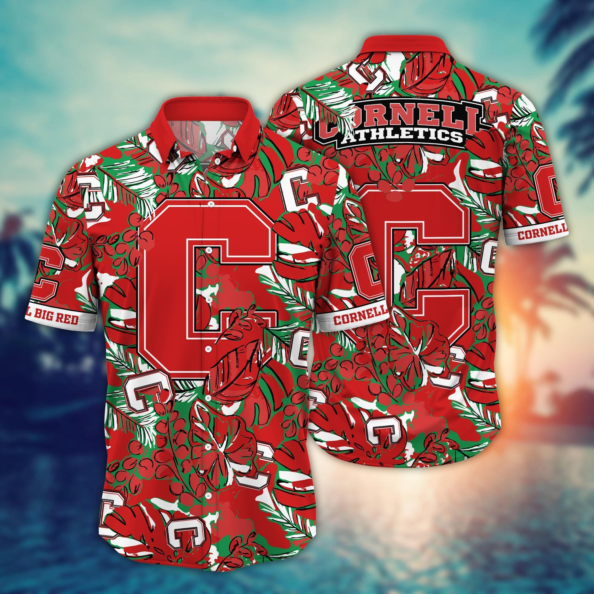Cornell Big Red NCAA Flower Hawaii Shirt For Fans Ver 31