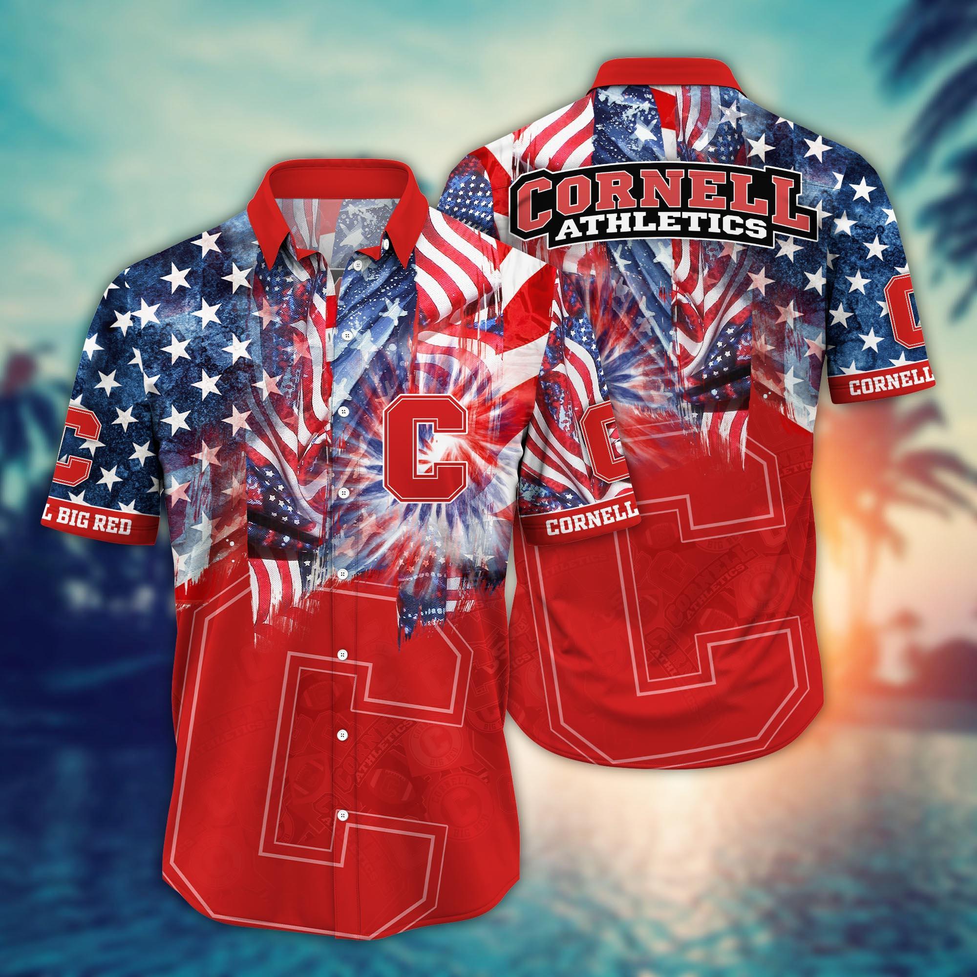 Cornell Big Red NCAA Flower Hawaii Shirt For Fans Ver 33