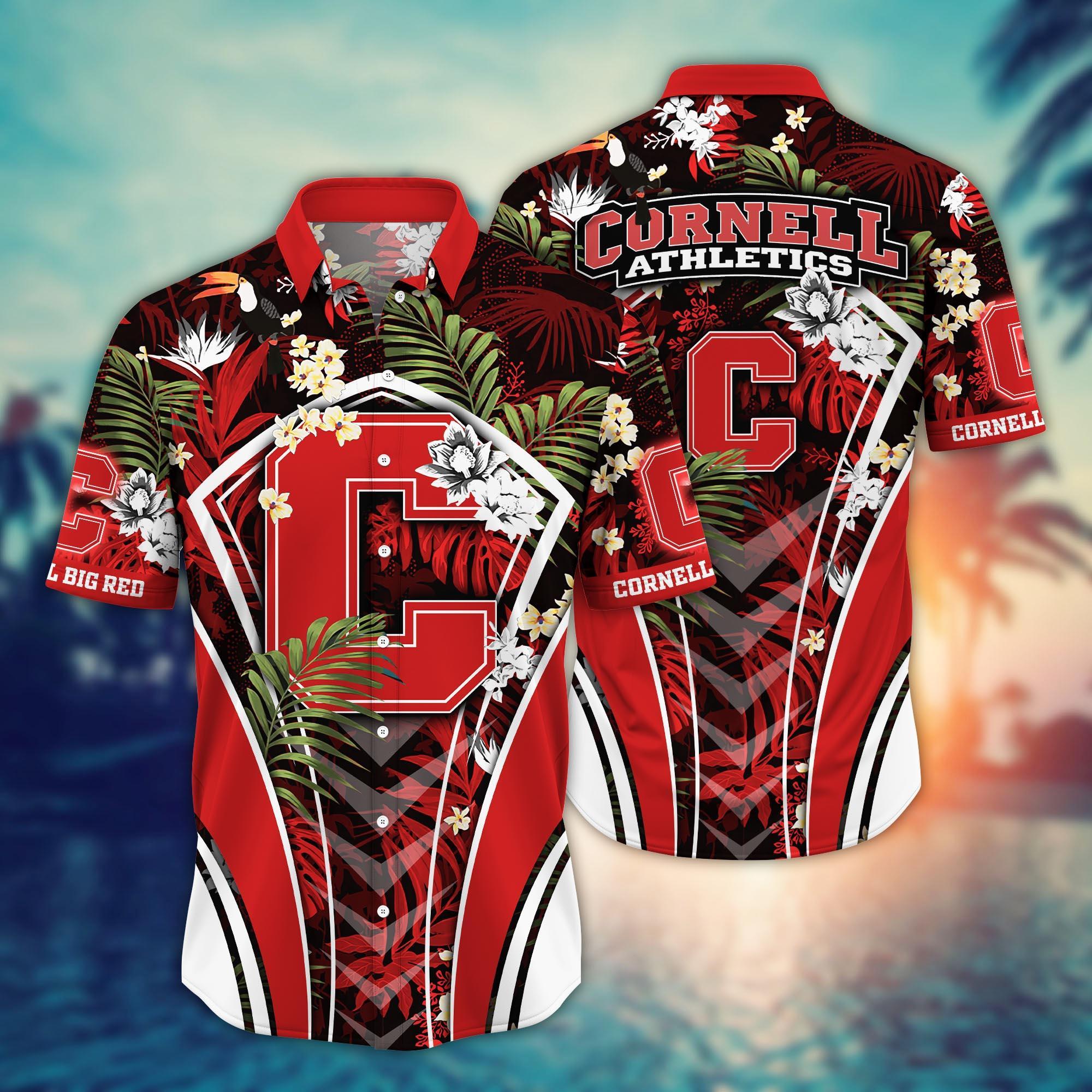 Cornell Big Red NCAA Flower Hawaii Shirt For Fans Ver 34