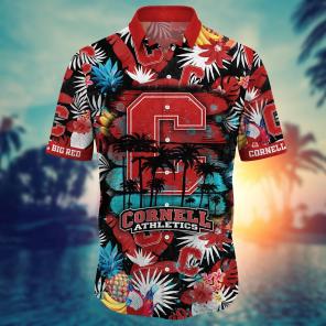 Cornell Big Red NCAA Flower Hawaii Shirt For Fans Ver 36