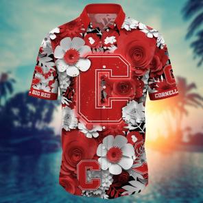 Cornell Big Red NCAA Flower Hawaii Shirt For Fans Ver 37