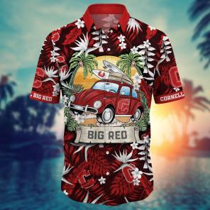 Cornell Big Red NCAA Flower Hawaii Shirt For Fans Ver 4