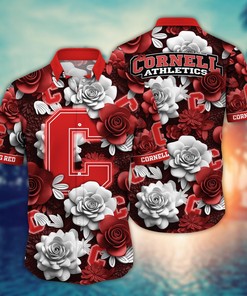 Cornell Big Red NCAA Flower Hawaii Shirt For Fans Ver 5