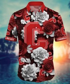 Cornell Big Red NCAA Flower Hawaii Shirt For Fans Ver 5
